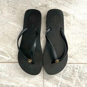 Tory Burch flip flops. Never worn